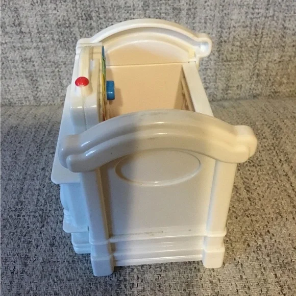 Fisher Price Loving Family Dollhouse Musical Baby Crib Sounds Lights Works - Picture 5 of 6